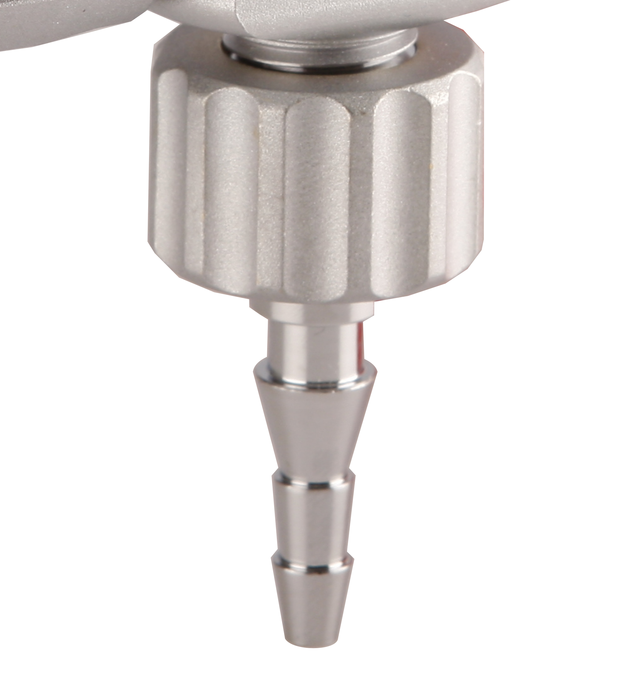 Schlauchanschluß für Flowmeter mit Überwurfmutter 9/16"