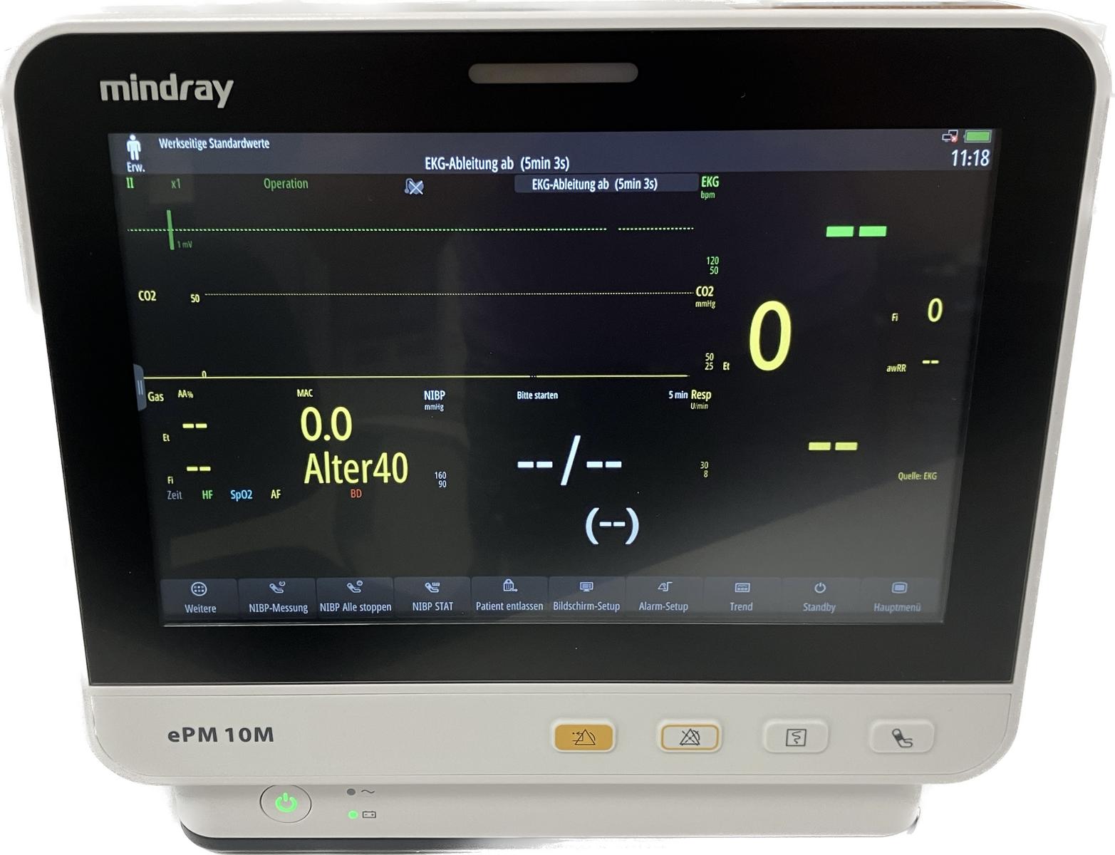 Mindray ePM 10M mit Multi-Gas Modul + Zubehör #SALE