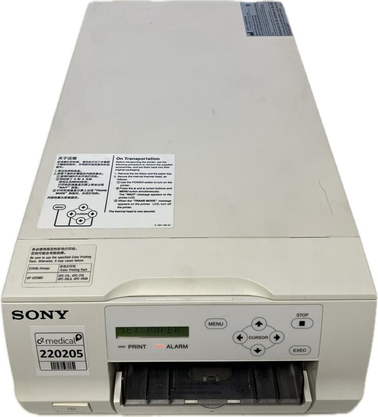 Sony UP-D25MD A6 Digital Color Printerm. 2 x UPC-21L