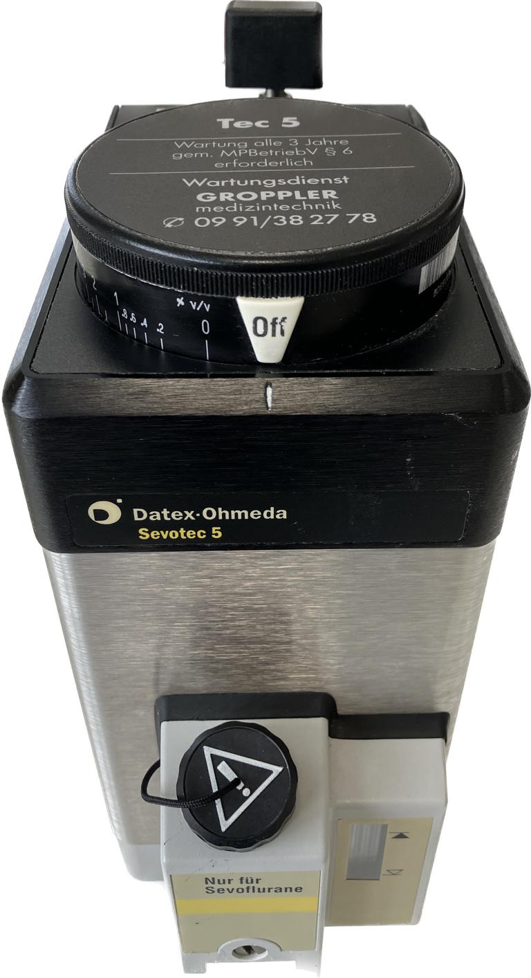 Datex Sevotec 5 Vapor Sevoflurane QuikFil