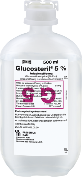 Fresenius Glucosteril® 5% KabiPac N2 10x500ml