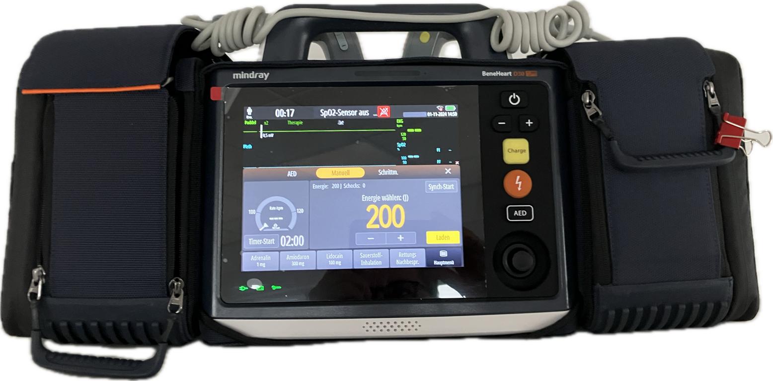 Mindray BeneHeart D30 Defi (EKG, SpO2, NIBP, Pacer, CO2) Lagerabverkauf #SALE