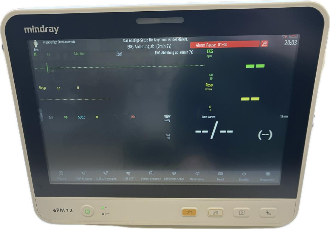 Mindray ePM 12 Compact "Basic" mit Zubehör #SALE