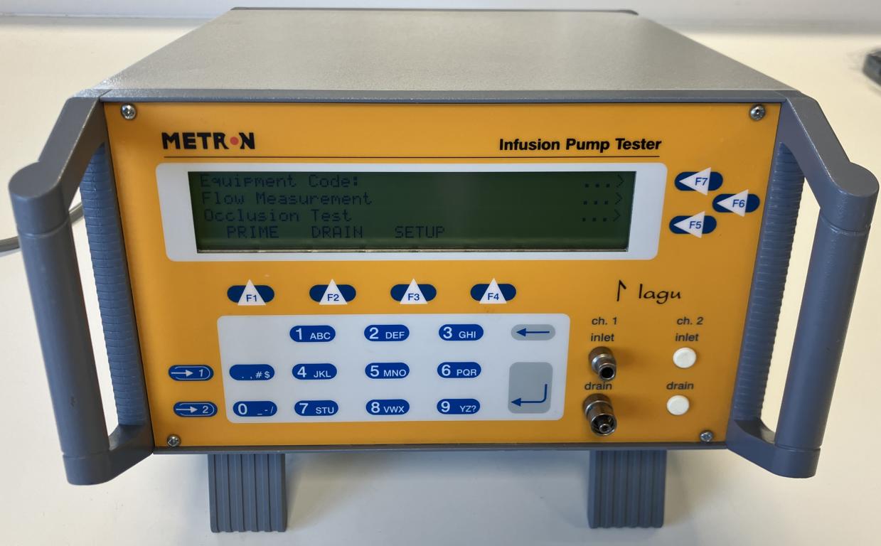Metron lagu I Infusionspumpentester (1 Kanal) #SALE