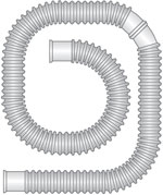 Faltenschlauch 15mm, 50m Rolle