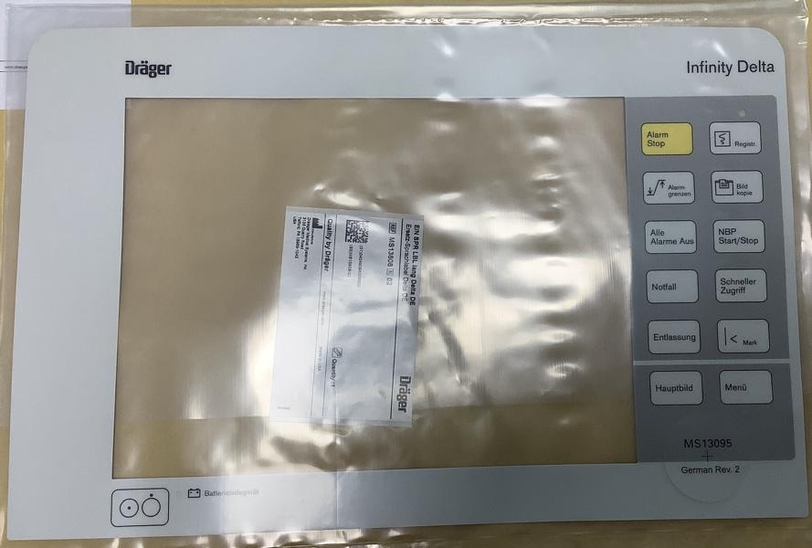 Dräger Ersatz-Sprachlabel Infinity Delta DE