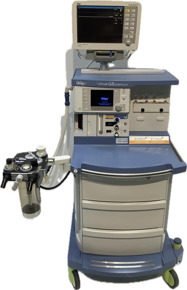Dräger Fabius GS premium Narkosegerät mit Infinity Gasmonitor #SALE